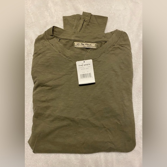 Free people Arden tee in Washed Army! - Picture 15 of 16